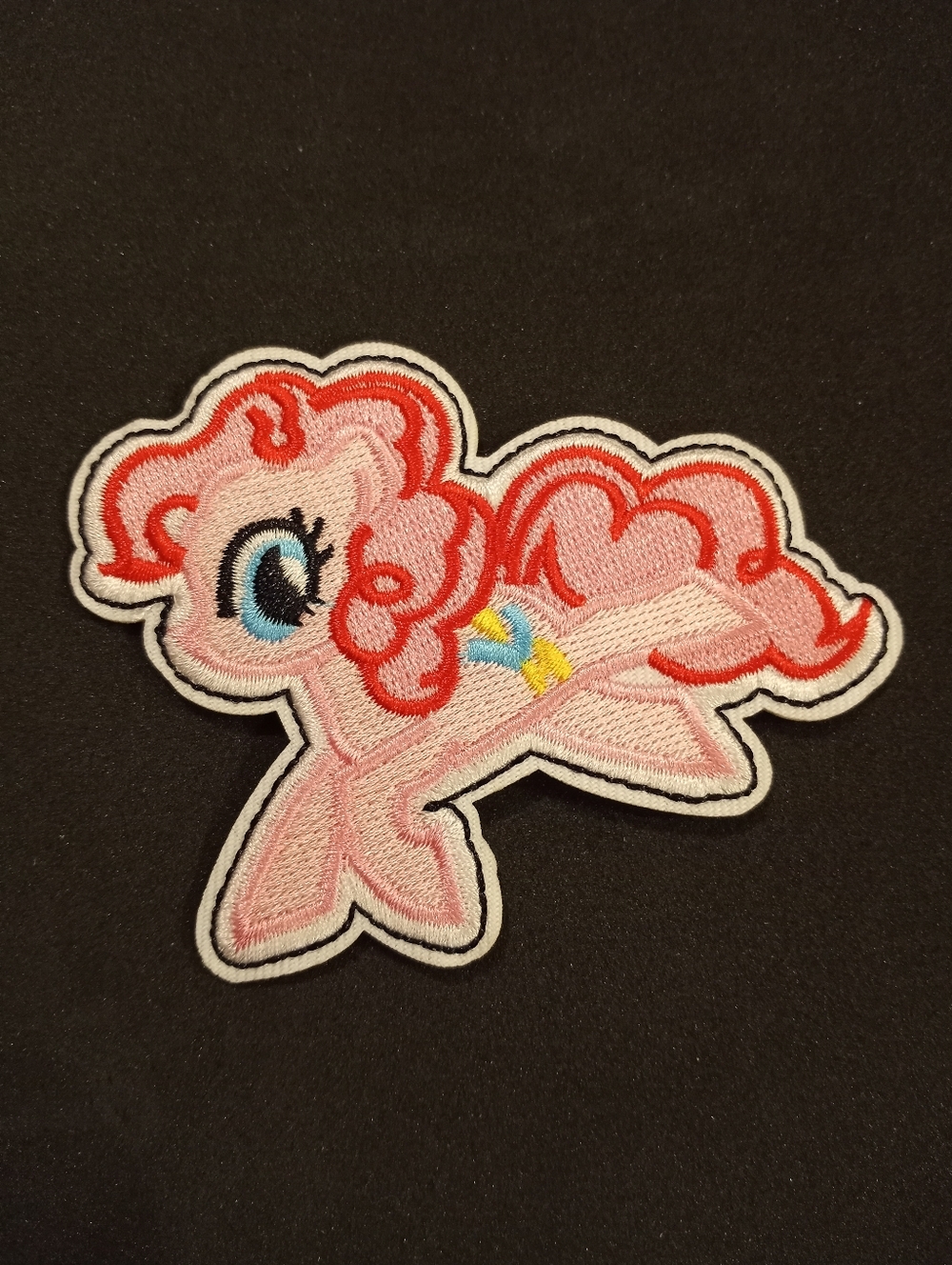 Pinkie Pie My Little Pony embroidered iron on patch applique